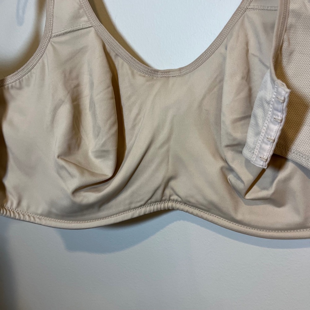Wacoal Bra Simone Sport Underwire Sand Beige 42DDD 42F Style 855170 - Picture 4 of 5